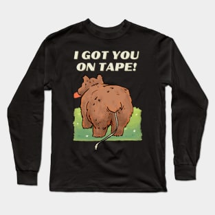 got you on tape... worm Long Sleeve T-Shirt